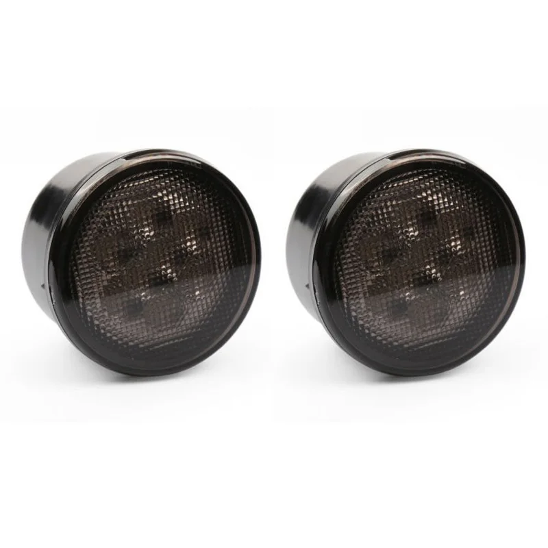 Дым Янтарный Желтый светодиодный Передняя решетка указатель поворота