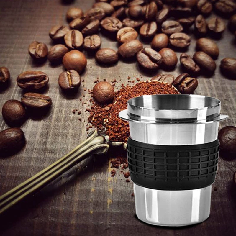 

Coffee Dosing Cup Stainless Steel Coffee Powder Precision Dosing Cup for Grinder Accessory Coffee Dosing Cup