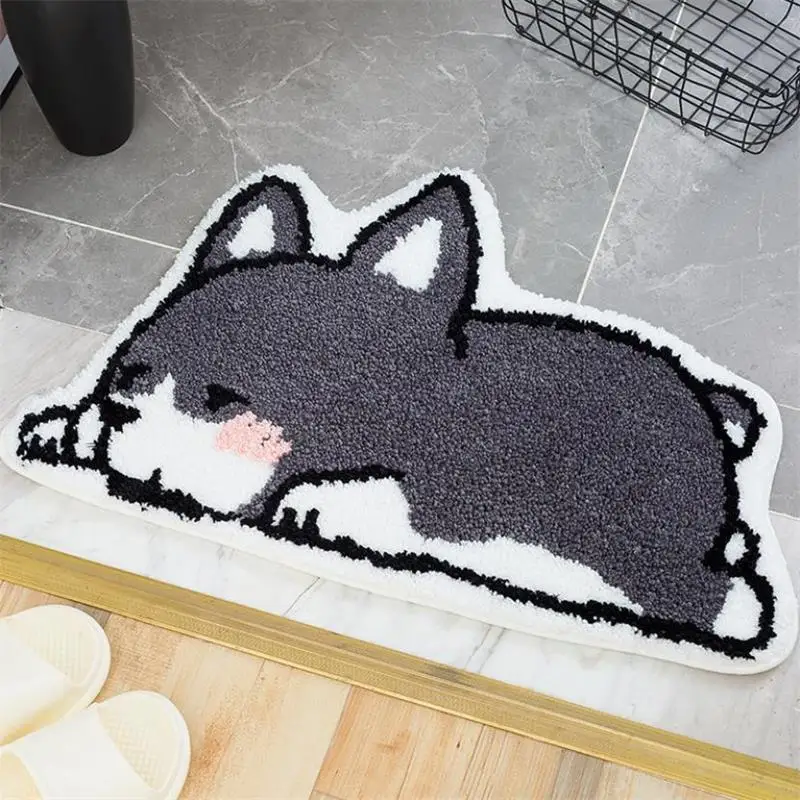 Нескользящий коврик для ванной впитывающий воду мультяшный кухни спальни напольные коврики входной двери