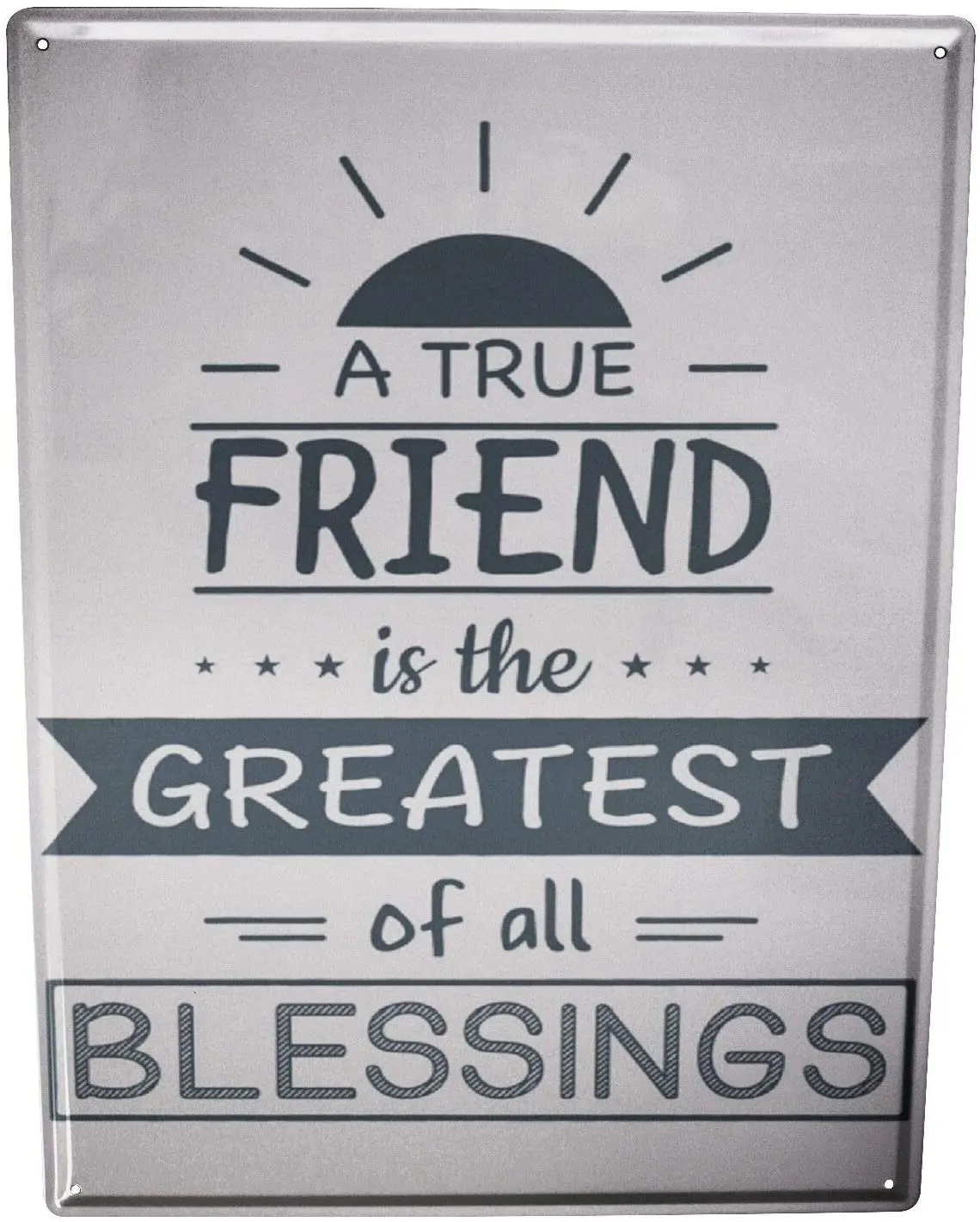 

AMELIA SHARPE Metal Sign Retro Best Friend Decoration Cafe Family Bar Restaurant 12x8 Inch Retro Tin Sign