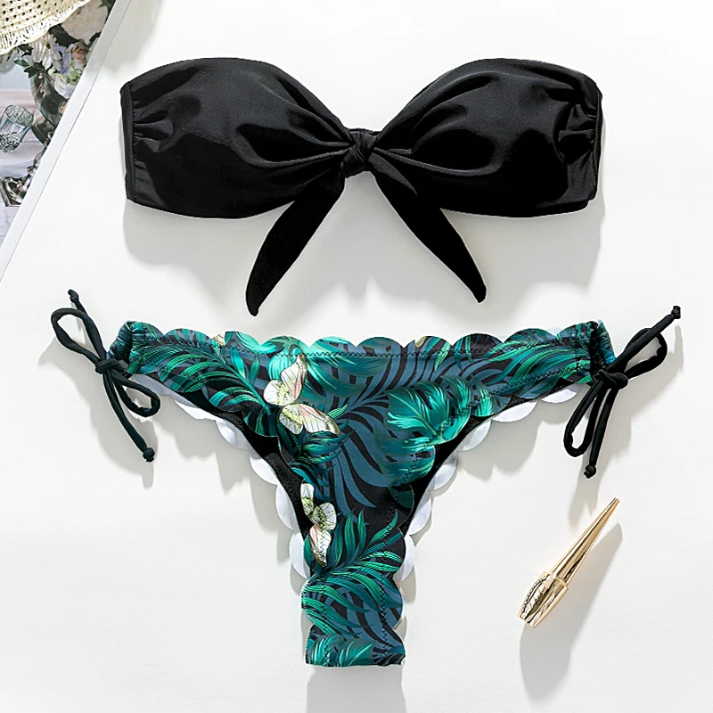 Бразильские бикини с принтом 2020 mujer микро пуш-ап купальник для женщин biquinis