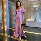 Женское вечернее платье-Русалка RANMO, с открытыми плечами и коротким рукавом