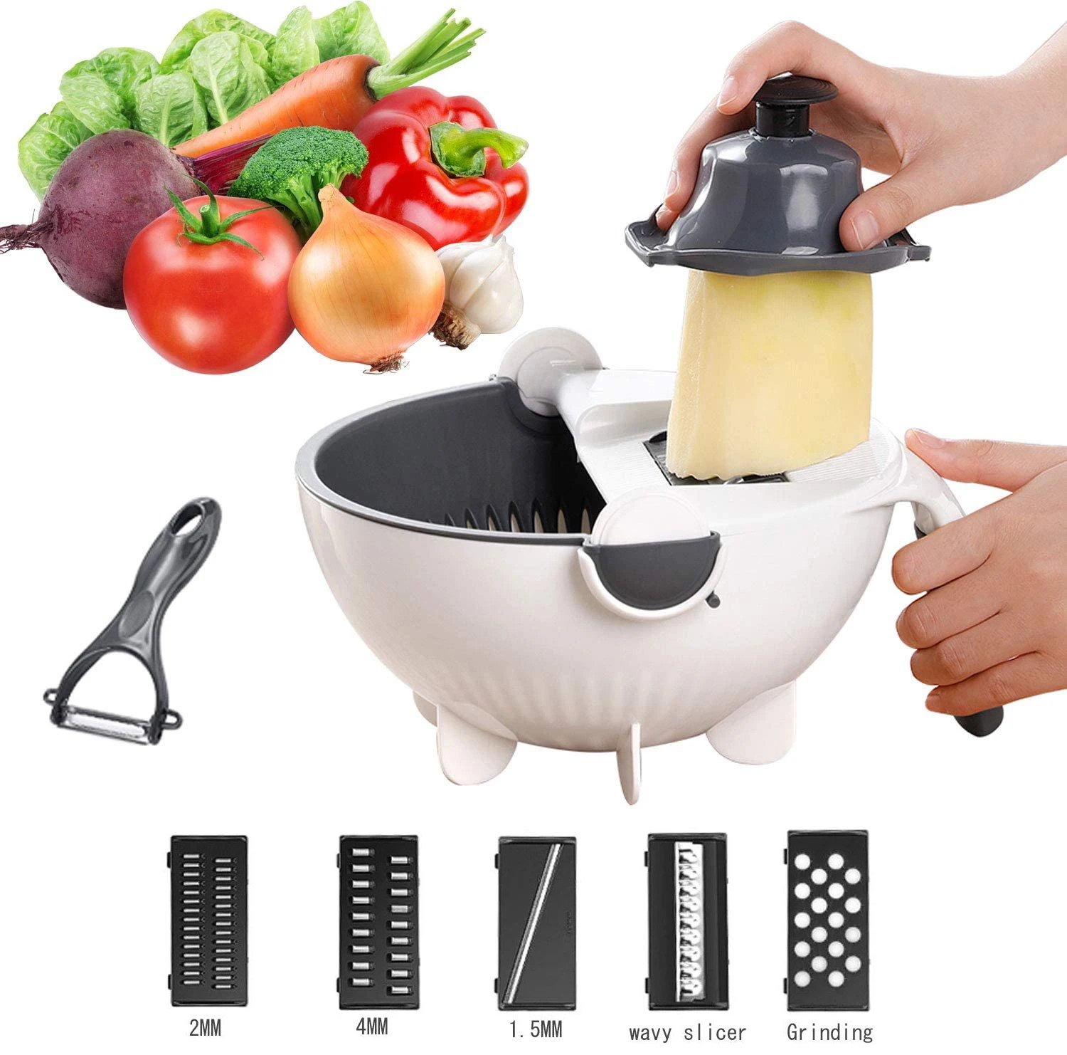 

Multifunctional Vegetable Slicer Household Potato Slicer Fruit Chip Slicer Radish Grater Vegetable Cutter Kitchen Gadgets