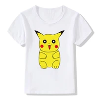 cute pikachu kids t shirt pokemon personality print t shirt boys girls clothes tops children anime figures summer casual costume
