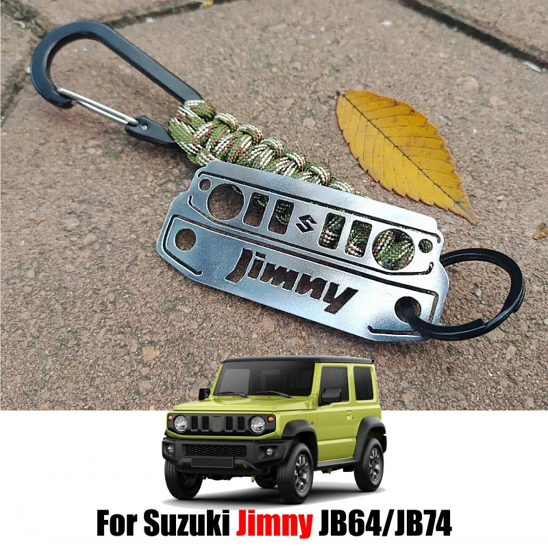 Брелок для ключей из нержавеющей стали Suzuki Jimny JB64 Sierra JB74w 2018 2019 2020|Кольца ключей| |