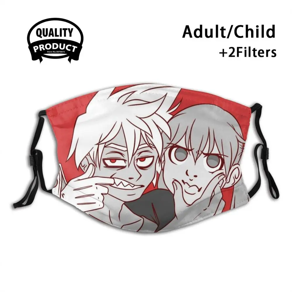 

Душой и Maka Kids/Анти-пыль маска для лица с моющимся фильтром ReusableSoul Eater Мака Албарн аниме Soul Maka Kids/душа Maka Kids/