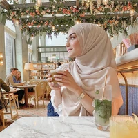 70180cm women plain bubble chiffon hijab shawl headscarf muslim fashion women veil hijab scarf for women headscarf islam