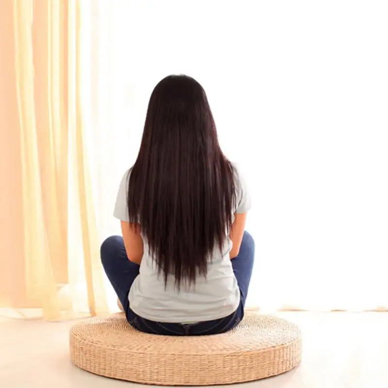 

Pouf Soft Yoga Mat Round Pouf Tatami Cushion Floor Cushions Meditation Yoga Round Mat Chair Cushion Japanese-style Cushion