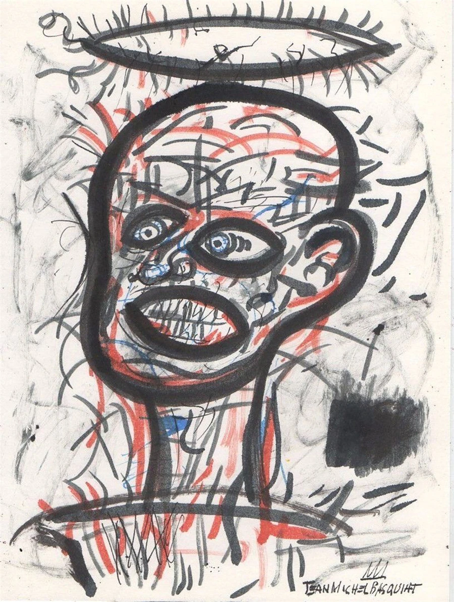 Жан Michels безымянный граффити 1 Панель Абстрактная живопись украшение на стену