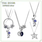 Ожерелье женское из серебра 2021 пробы со звездой Пандоры