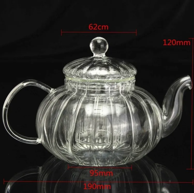 

Hot Sale High Borosilicate Small Glass Teapot 300ml Glass Tea Pot Set With Infuser
