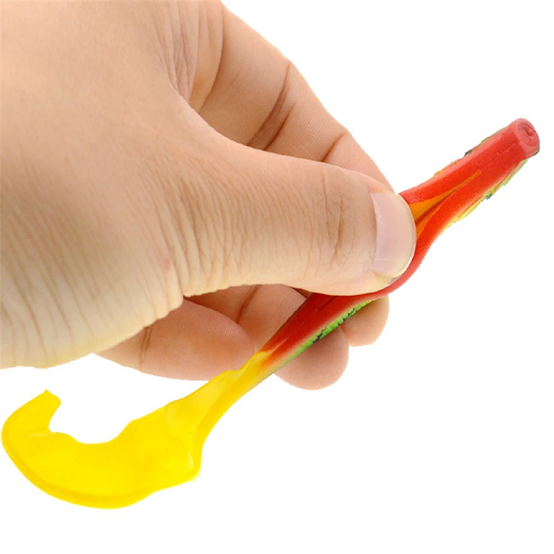 2 шт. Мягкая наживка для рыбы живот полые рыболовная приманка 12 5 см/5 г леопарда