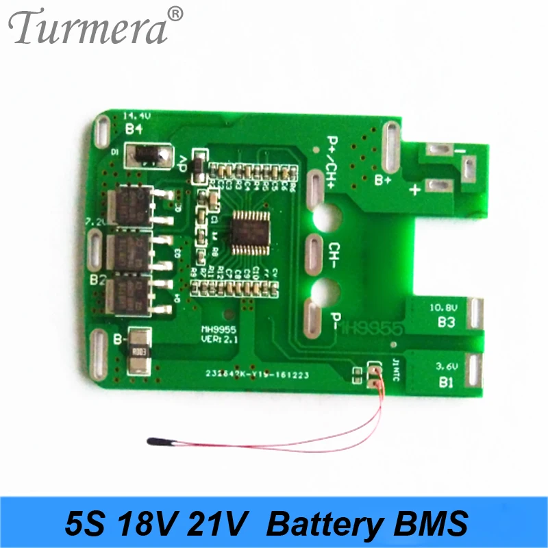 5S 18v 21v 20A 18650 Li-Ion литиевый аккумулятор BMS для шуруповерта Shura зарядное устройство Защитная плата подходит для Turmera AU08