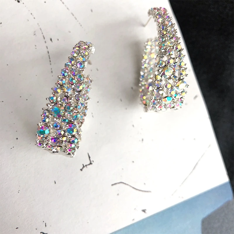 2019 новые корейские свадебные хрустальные серьги для невесты серьги-капли воды