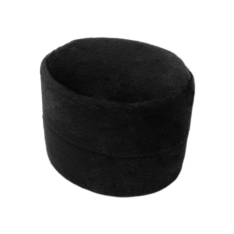

Oval Velvet Ring Box Single Ring Display Holder with Detachable Lid Ring Box Holder for Wedding Ceremony
