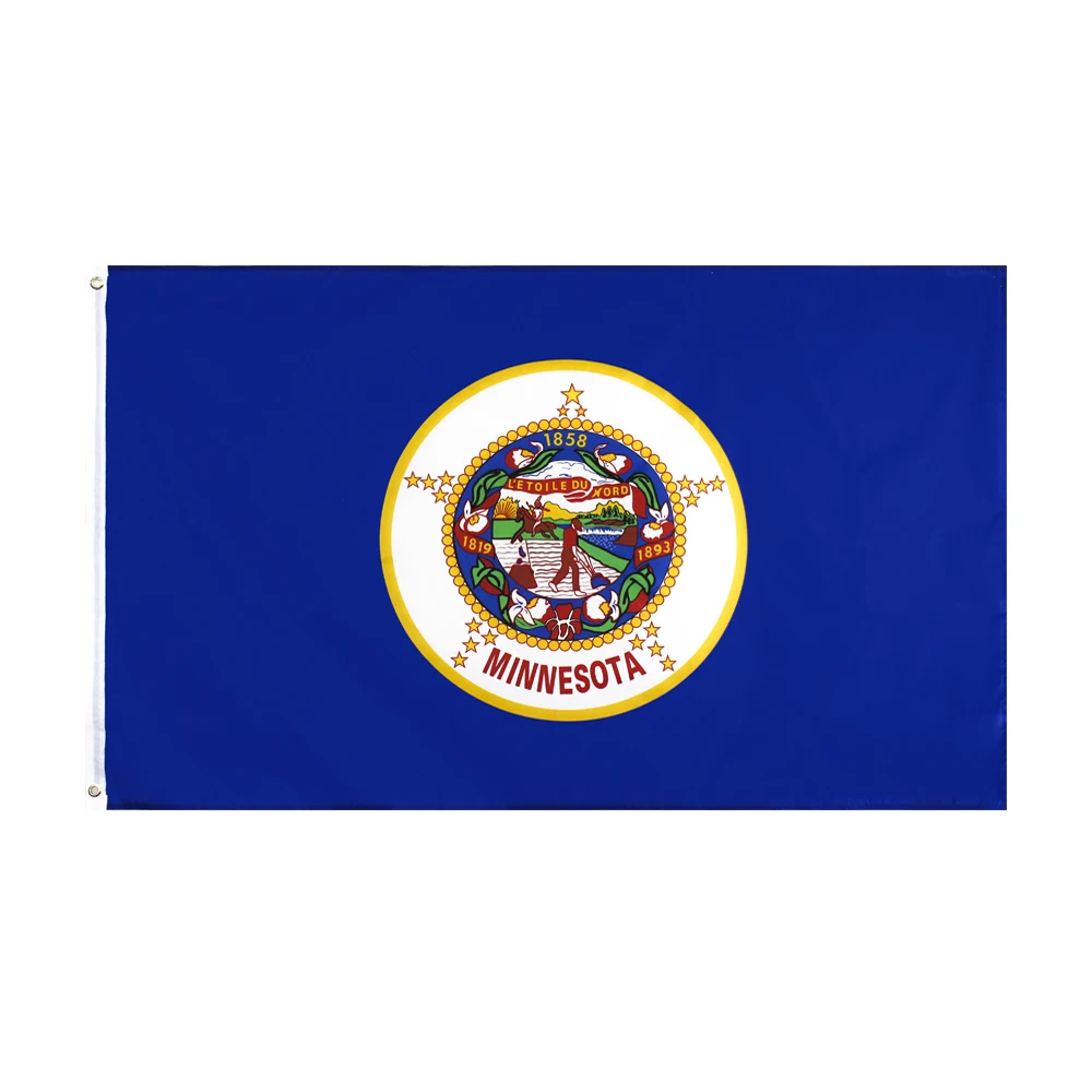 

90x150cm 120x180cm Minnesota State Flag Mn Flag