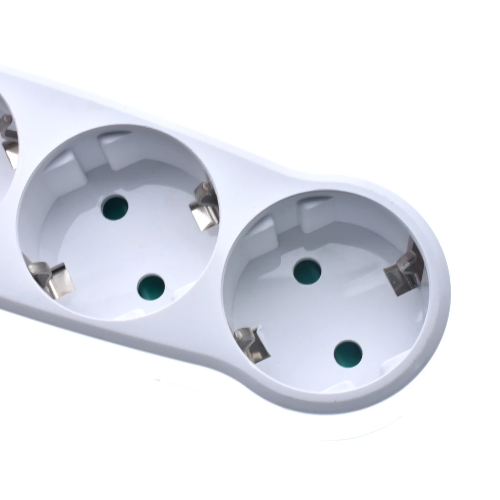 Медь 250 В 16А Европейский адаптер розетка портативный 3 выход расширение ЕС