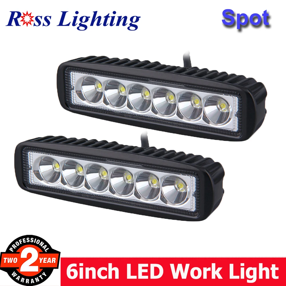 Светодиодная фара для внедорожника противотуманная 9 32 В 4WD 12 18 Вт 2 шт.|Световая