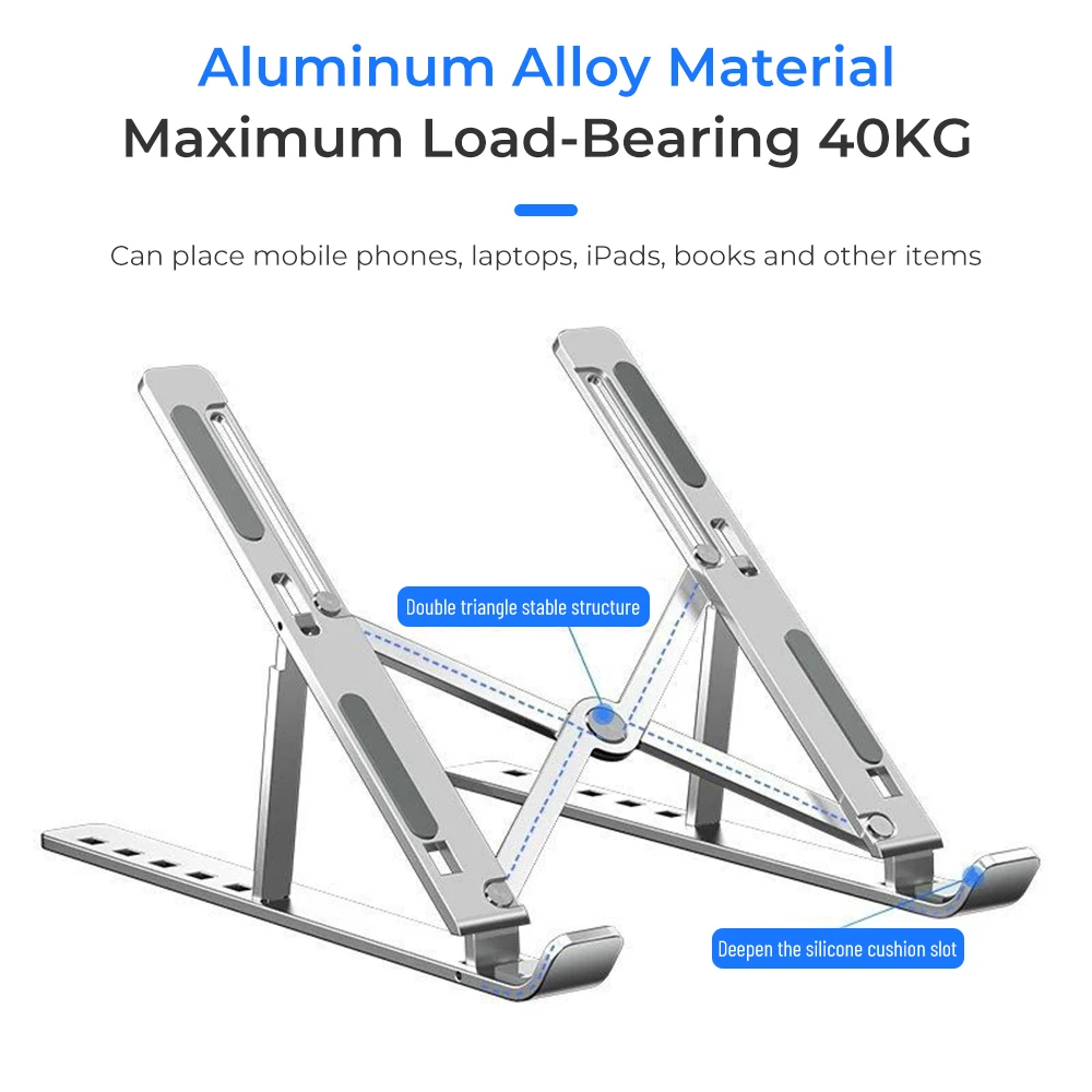 new laptop stand adjustable folding macbook tablet universal non slip computer bracket notebook stand computer accessories free global shipping