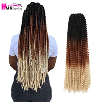22 inch pre twisted passion twist crochet hair ombre bohemian synthetic braiding hair extensions for black women hair expo city