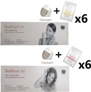 Прибор для лица Отшелушивание расходные продукты Neebright Neerevive Capsugen отбеливающий и антивозрастной набор Nee Revive
