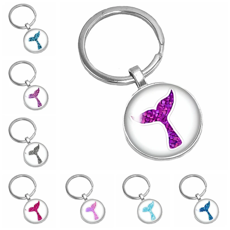 2019 Новый горячий океан чудо хвост русалки шаблон серии стеклянный выпуклый