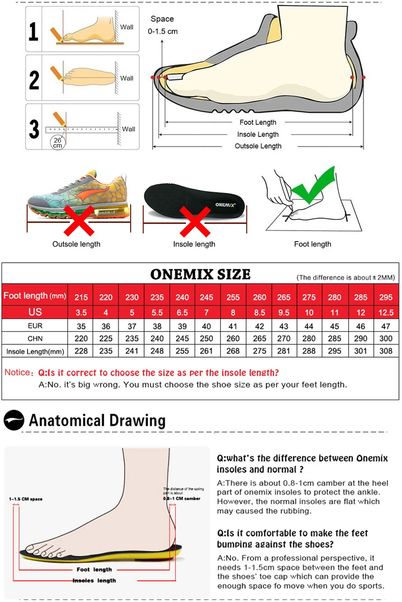 

ONEMIX Classic Running Shoes For Men High Top Comfortable Waterproof Air Cushion Waking Sneakers Winter Outdoor Trekking Shoes