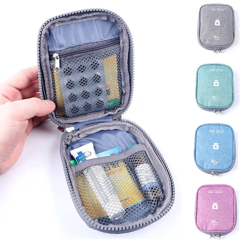 

Travel Accessories Portable Storage Bag First Aid Emergency Medicine Bag Outdoor Pill Survival Organizer Emergency Kits Package