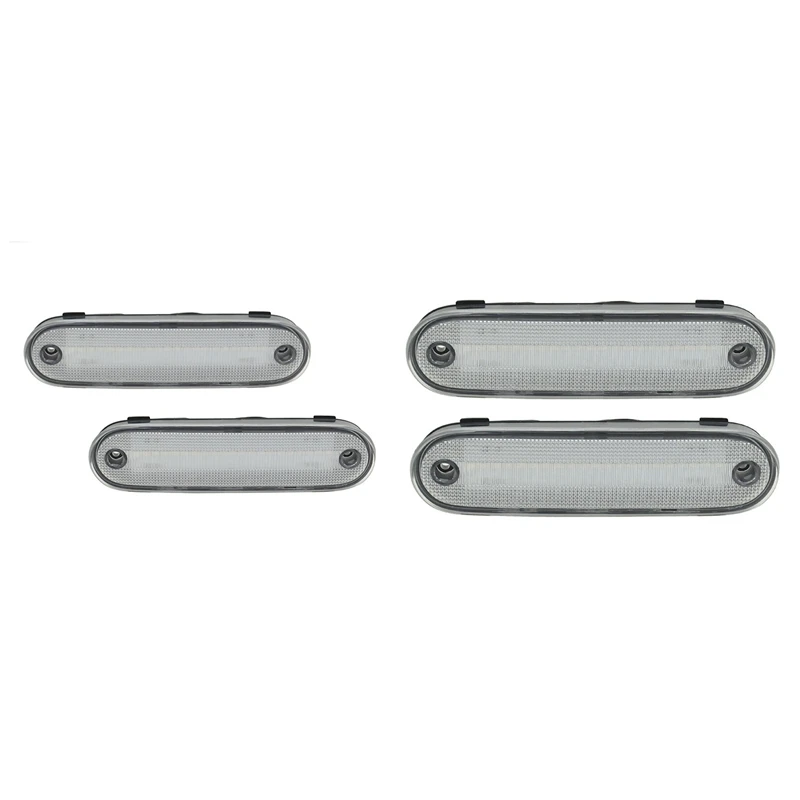 

4 Pcs Car LED Side Marker Light Turn Signal Lamp for Mazda Miata MX-5 Clear 1990-2005, 2 Pcs Rear & 2 Pcs Front