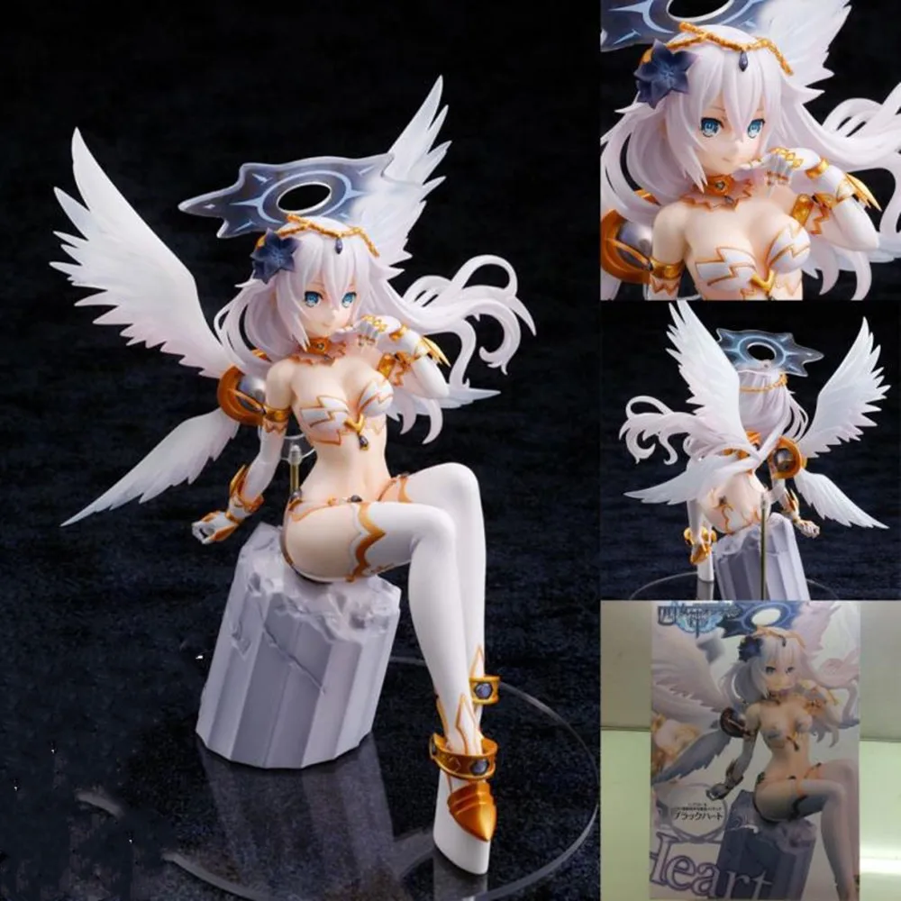 Аниме мультфильм черная фигурка из ПВХ коллекционные модели игрушки 22 см |