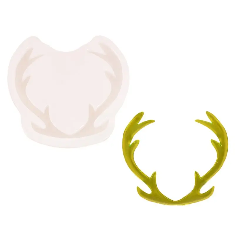 3 шт милые рога ожерелье Подвески-шпильки эпоксидная смола силиконовая форма