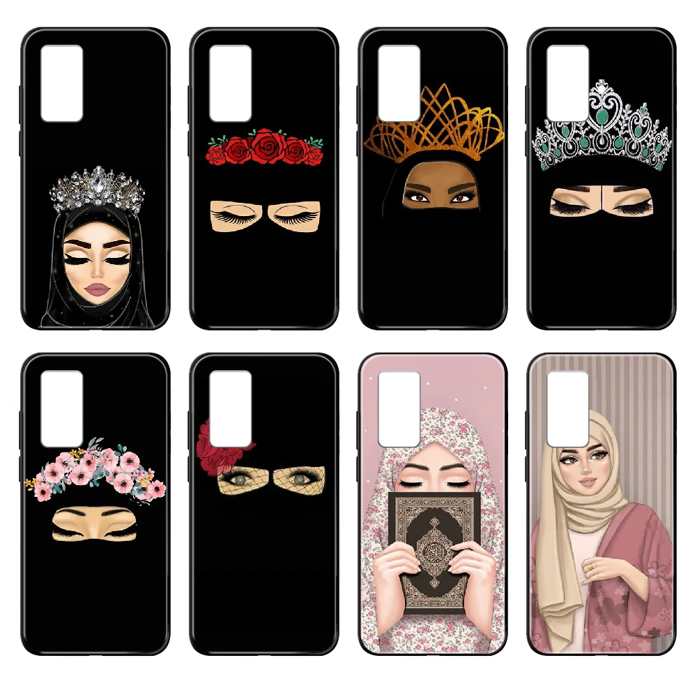 Мусульманский Исламский гриль глаза арабский хиджаб чехол для телефона корпус
