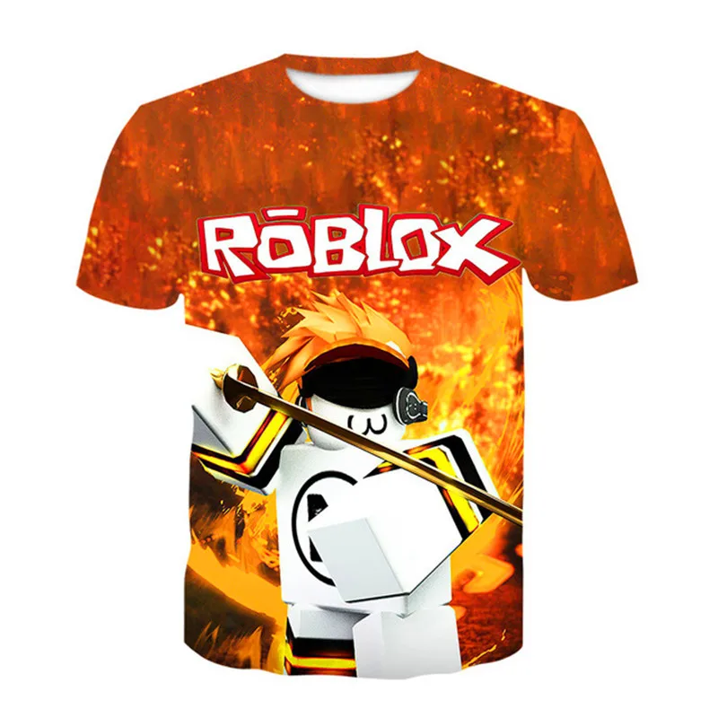 Детская футболка Robloxing летние детские футболки с принтом игры для мальчиков и