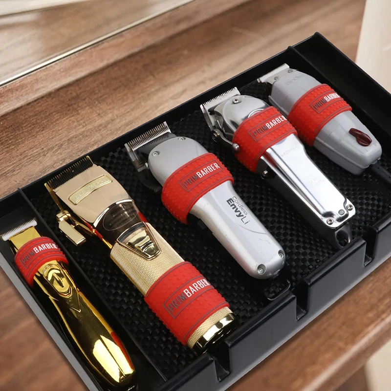 

Non Slip Barber Clipper bands, Professional Barber Clipper Grip 5 pcs, Heat Resistance Barber sleeve Hair Clipper HolderTools
