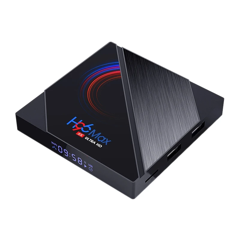 H96 MAX H616 HD 6K Smart TV Интернет четырехъядерный телеприставка Android 10 0 Box плеер (4 +