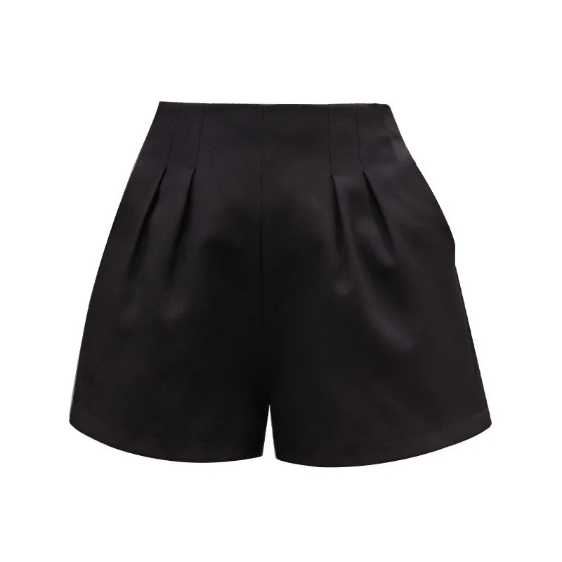 Шорты женские шифоновые с завышенной талией модные облегающие широкими