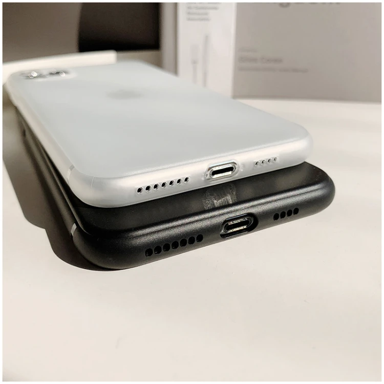 Черный прозрачный белый матовый чехол для телефона iphone 12 11 Pro XS Max XR X 8 7 6S 6 Plus SE 2020