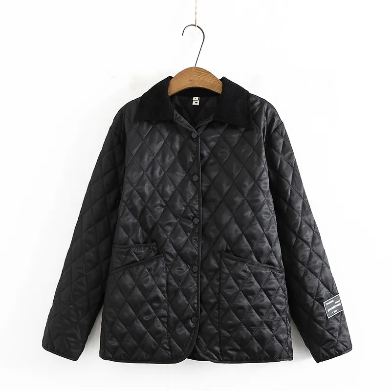 

Autumn Winter Basic Jacket Women Casual Coats New Fashion Korean Style Thin Cotton Parkas Ladies Outerwear Coats Plus Size 4XL