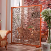 home rattan screen partition screen fashion simple modern hallway bedroom hotel customizable stand screen high end furniture