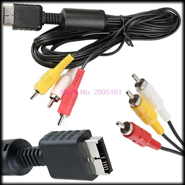 DHL ИЛИ EMS 100 шт. Компонент HD TV AV видео аудио кабель для SONY Playstation 2 3 Slim PS2 PS3|tv cable cord|ps2