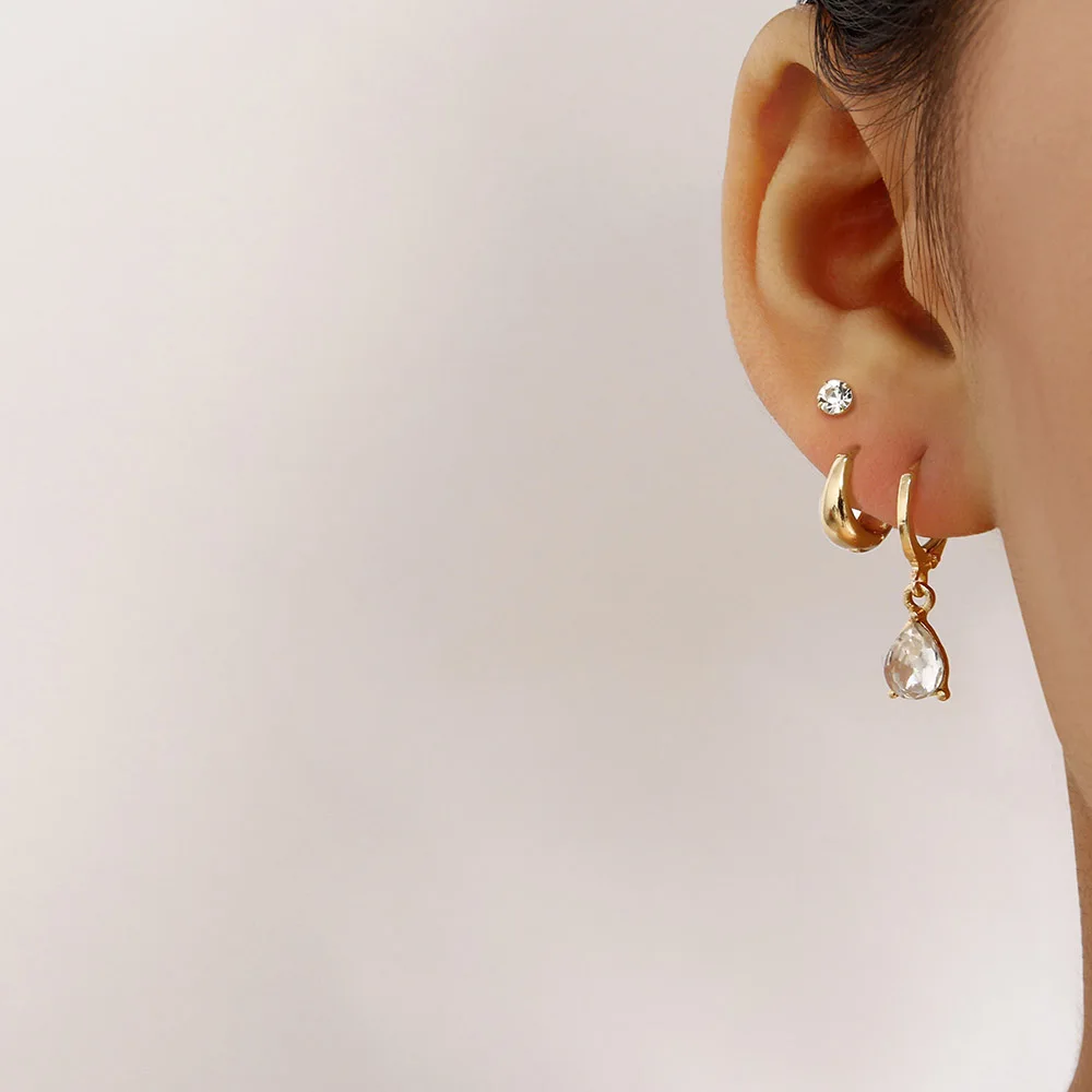 Новинка 2020 модные геометрические висячие серьги в стиле бохо с кристаллами форме