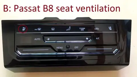 Сенсорный ЖК-экран, автоматическая панель кондиционирования, подогрев и вентиляция передних сидений, автоматический переменный ток для Passat B8 Passat CC 2019