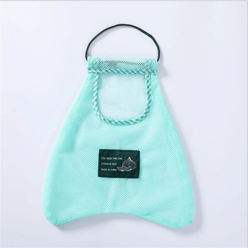 

Kitchen Fruit and Vegetable Storage Mesh Bag Kitchen Accessories Hanging Hollow Storage Bag Everything for The Kitchen Food.75z