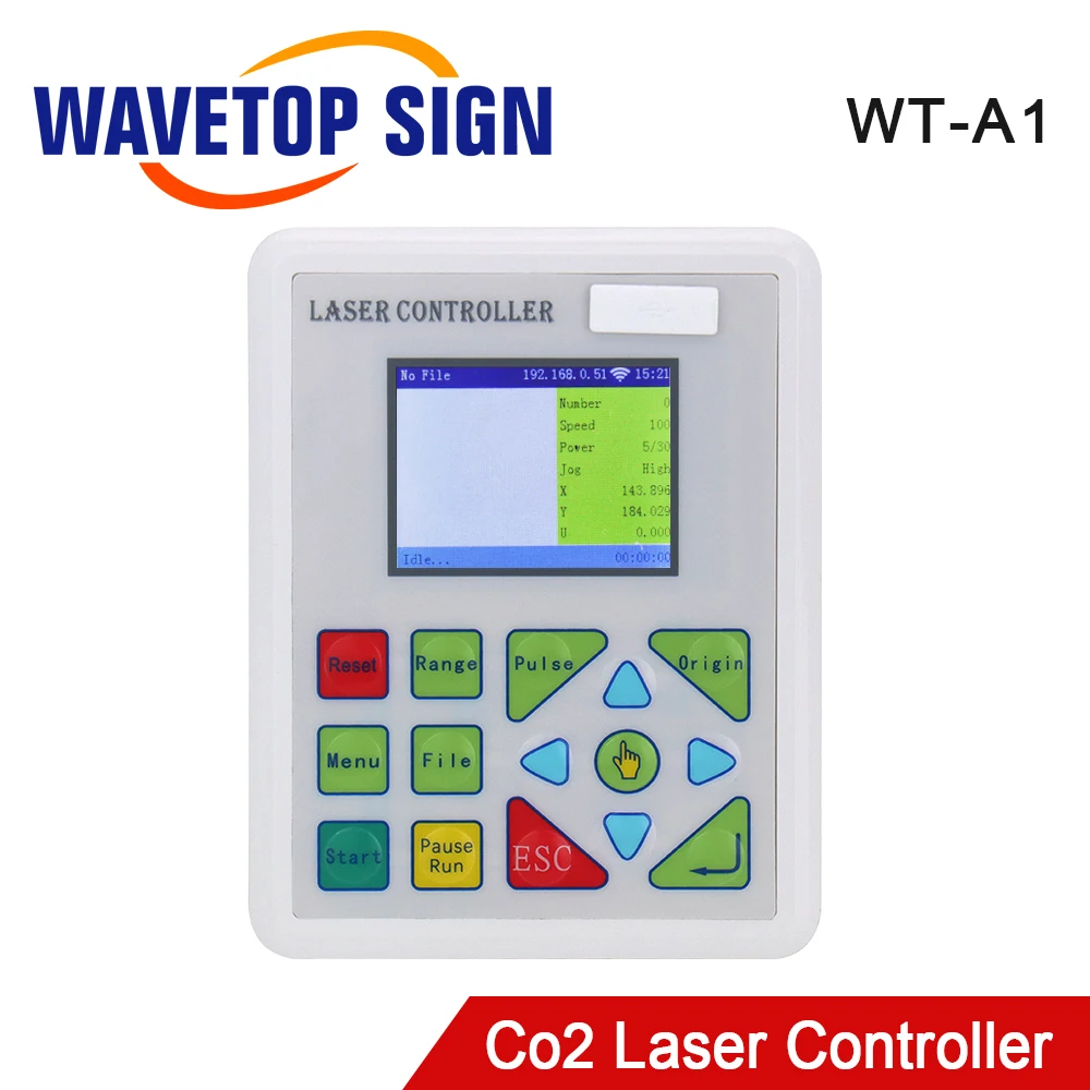 WaveTopSign Co2 Laser Controller System for Co2 Laser Engraving Cutting Machine K40 Laser 3020 6040 Replace Ruida Leetro Trocen