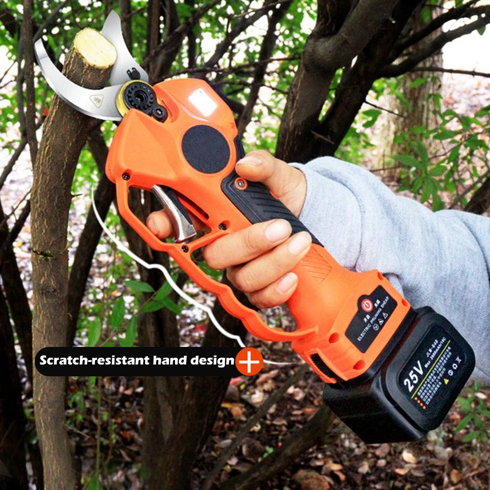 

40mm electric scissors fruit tree lengthening shears cordless garden pruning machine high branch pruning shears