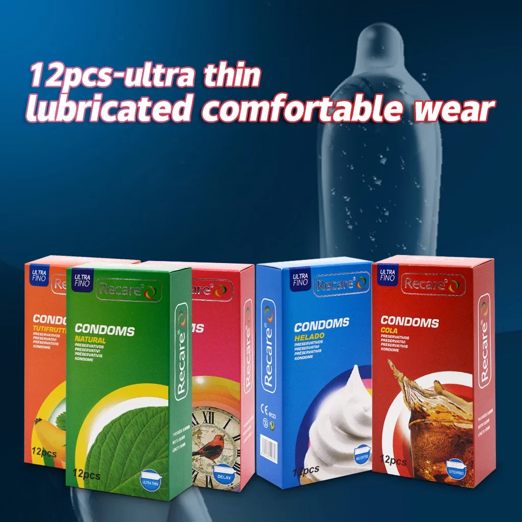 12 шт Pleasure Me очень безопасная смазка ультра тонкий водорастворимый мужской