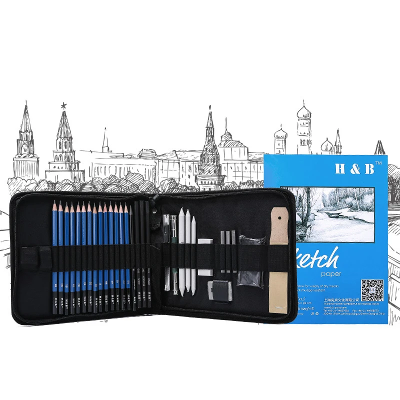 Профессиональный набор карандашей для рисования 35 шт. рисование и искусственные
