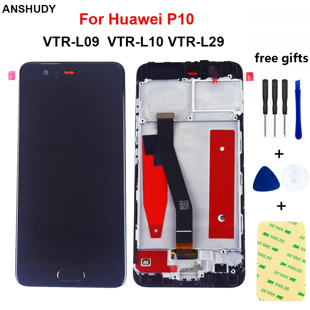 Для huawei P10 VTR AL00 L09 L29 TL00 ЖК дисплей Дисплей Панель Экран кодирующий