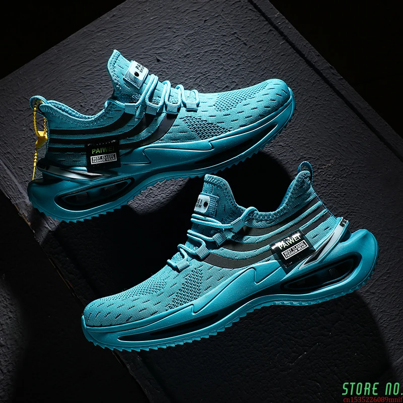 

Сезон Зима; Новый дизайн; Мужская обувь 2021 светильник Модная высокая эластичность мужские кроссовки для бега и занятий спортом размера плюс...