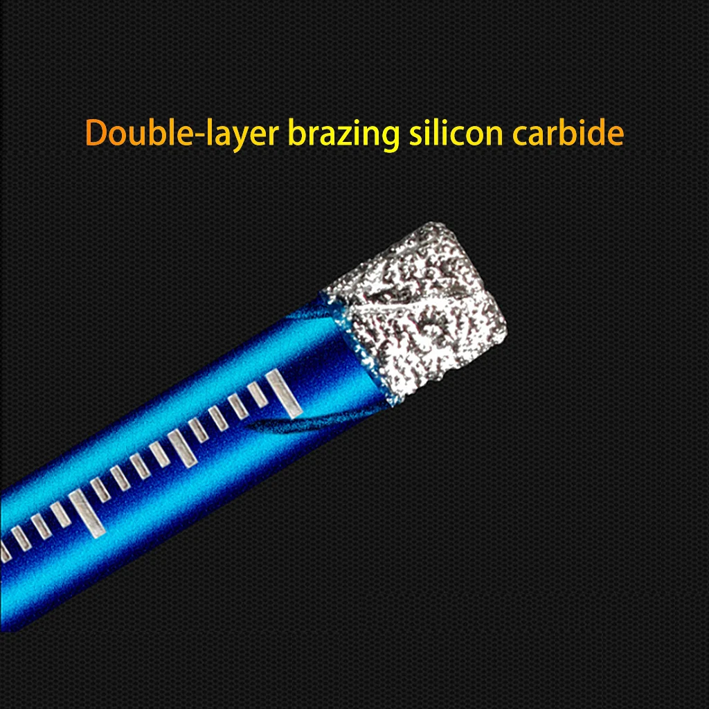 Diamond Coated Drill Bit 6/8/10/12mm Tile Marble Glass Ceramic Hole Saw Dry Driller | Инструменты